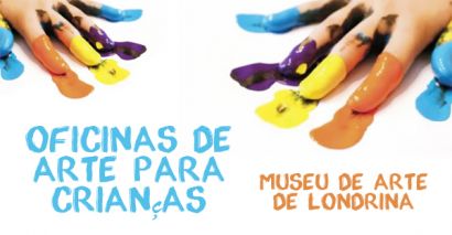 banner oficinas de arte para crianas em londrina
